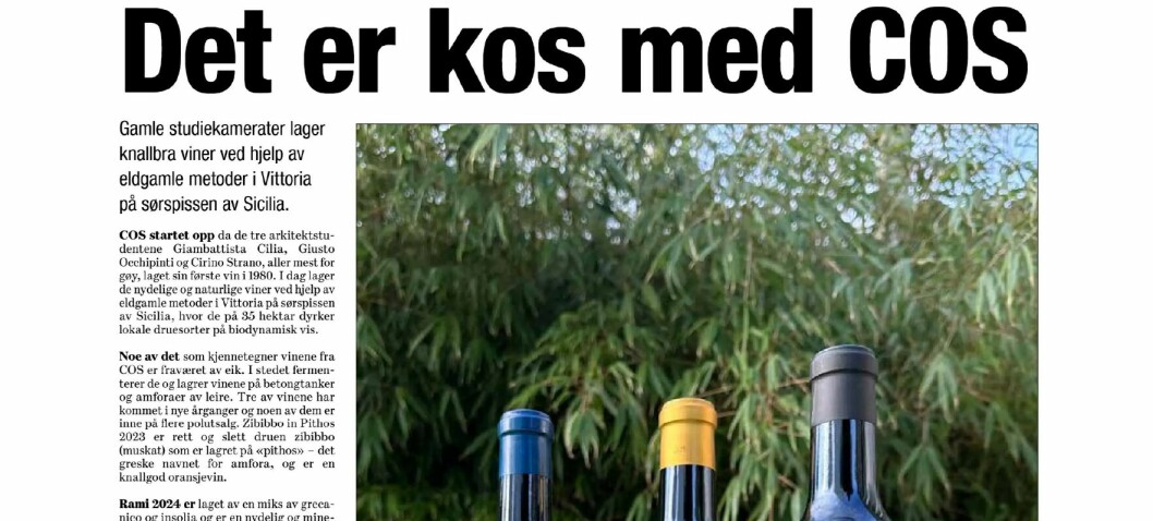 Vinsnobber i Dagsavisen?