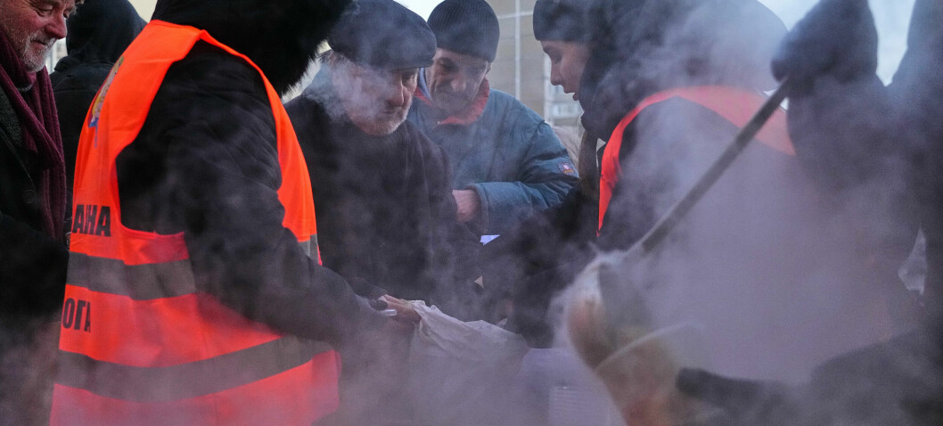 Hundrevis av droner mot flere byer i Ukraina