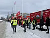 Stordemonstrasjon utenfor Høyres landsmøte: – Ikke rør sykelønna!