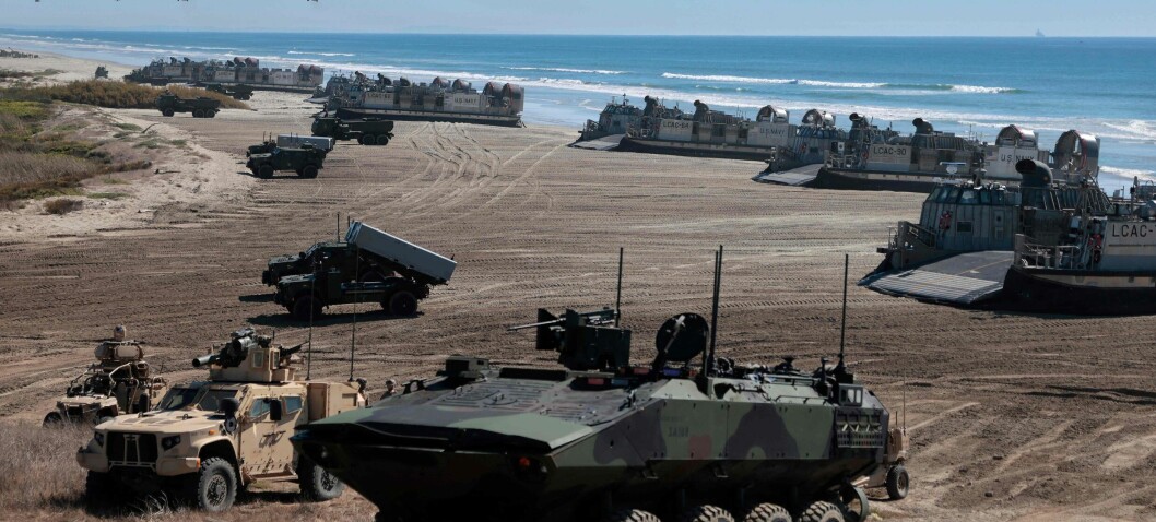 Titusenvis av amerikanske soldater på fastlandet?