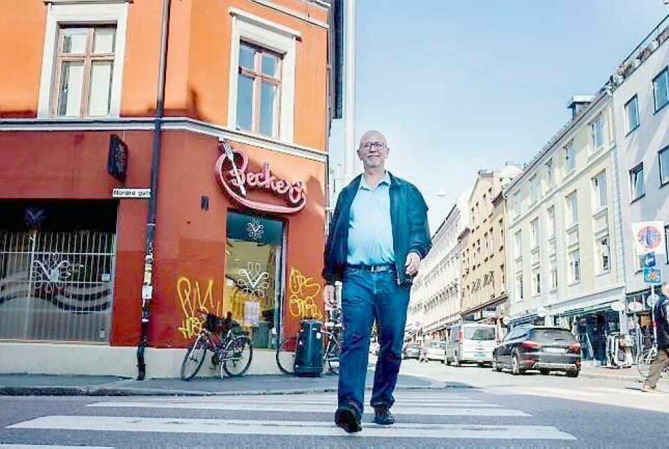 Humoristisk, men med en litt alvorlig undertone, ønsker BU-leder Per Østvold at Grünerløkka skal løsrive seg fra Oslo.