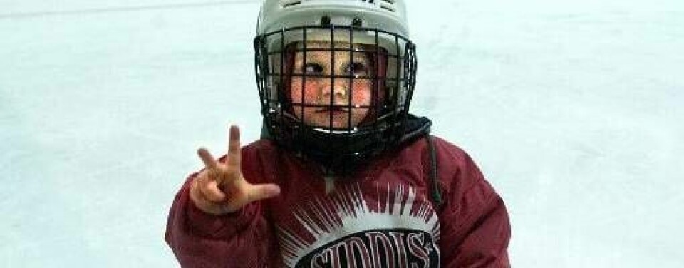 Hockeyskole i full rulle