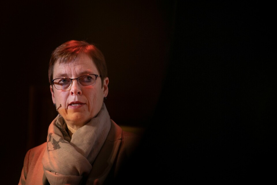 Direktør Mari Velsand i Medietilsynet ønsker en debatt om barn og unges sosiale medier-bruk velkommen. Her fra fremleggelsen av Barn og medier-rapporten i 2020.