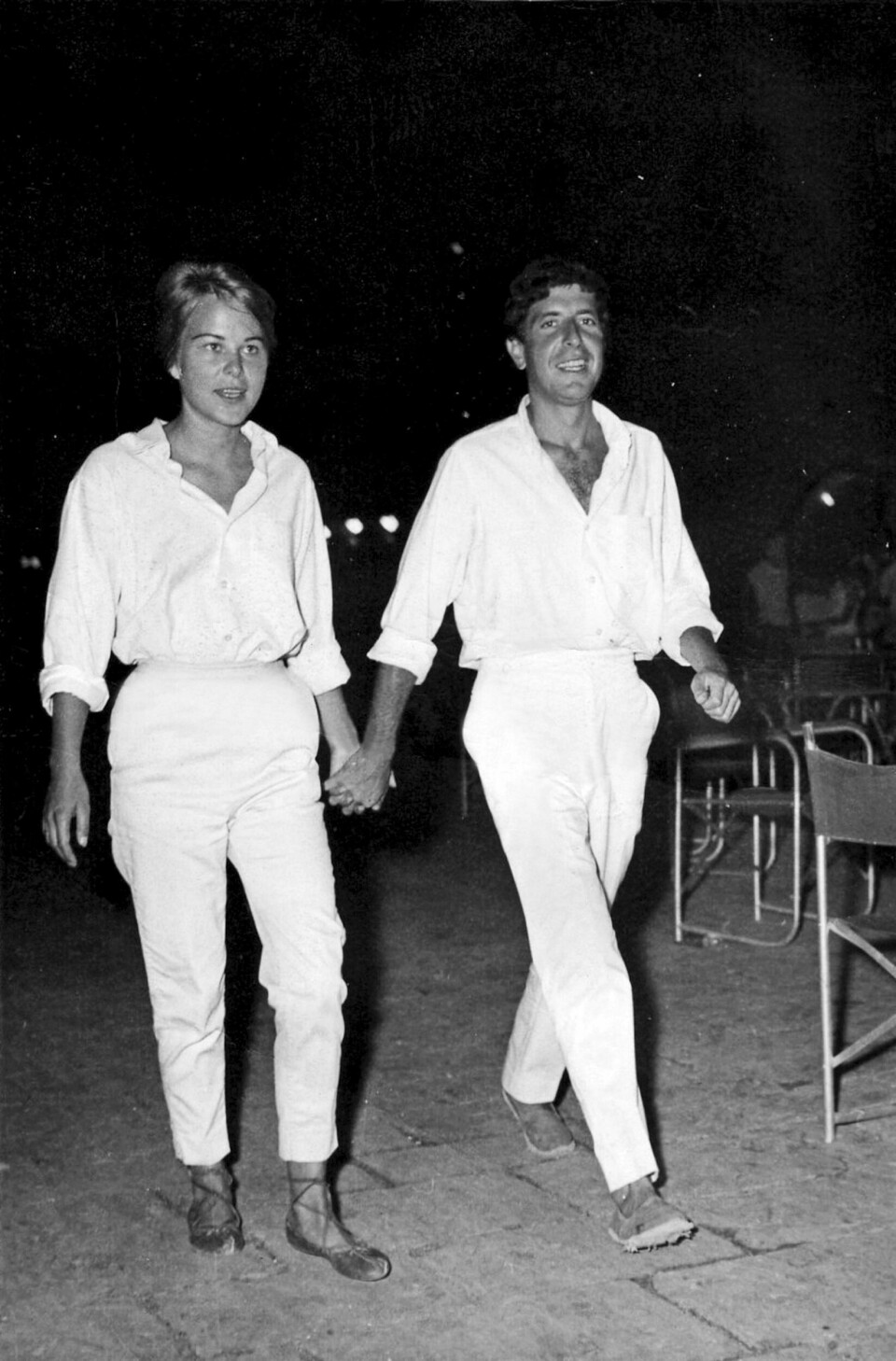 Leonard Cohen og Marianne Ihlen i en scene vist i dokumentarfilmen «Marianne & Leonard – Words of Love» Cohen Ihlen