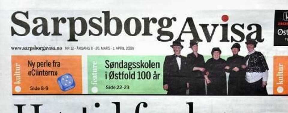 SarpsborgAvisa legges ned
