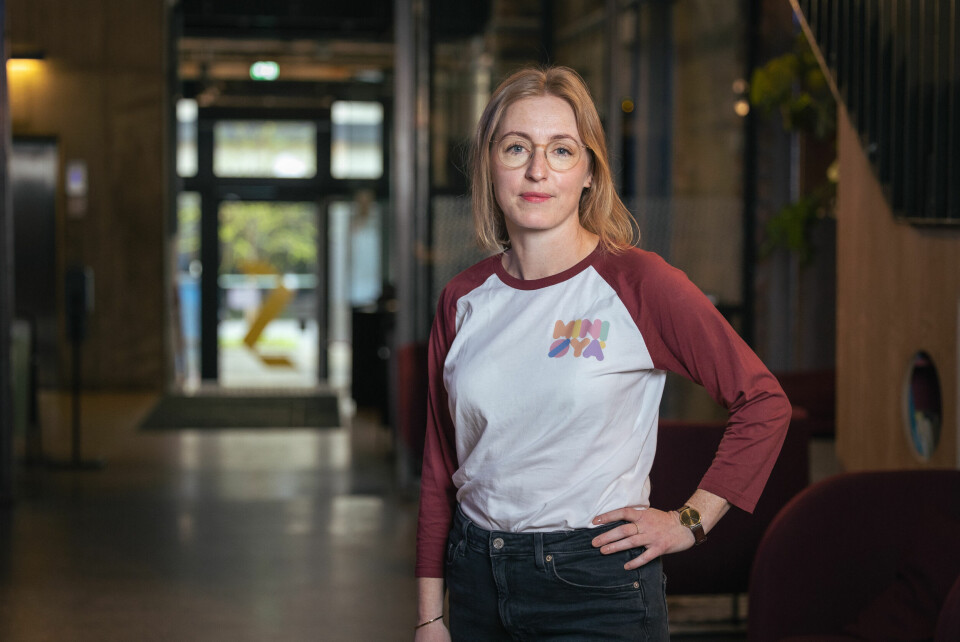 Solveig Riiser, daglig leder for barnefestivalen Miniøya Daglig leder for Miniøya, Solveig Riiser, er skarp i talen når festivalen må avlyse på grunn av publikumsbegrensningen på 30. Foto: Knut Neerland
