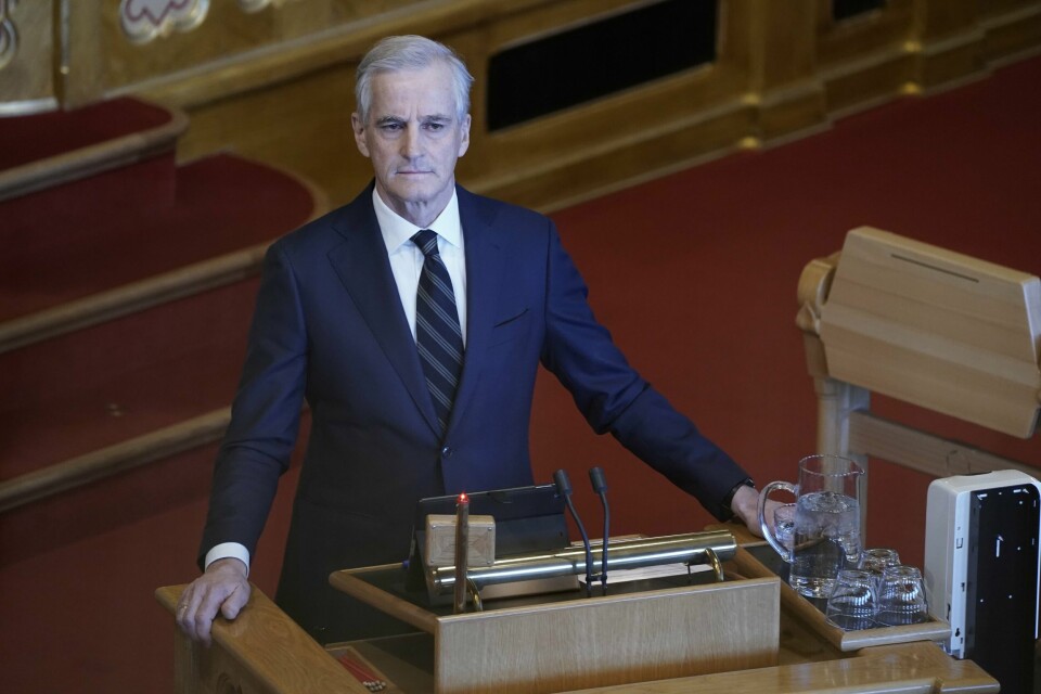 Statsminister Jonas Gahr Støre (Ap) tror svensk og finsk Nato-medlemskap vil føre til et nordisk tyngdepunkt i forsvarsalliansen. Statsminister Jonas Gahr Støre vil ikke sende inn regjeringens forsterkede klimamål til FN for oppfølging av Parisavtalen. Foto: Terje Pedersen / NTB