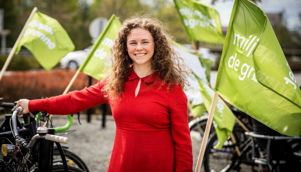Ingrid Liland går inn som ny nestleder i Miljøpartiet De Grønne sammen med Arild Hermstad, som ble gjenvalgt søndag. Liland overtar etter Kriss Rokkan Iversen. Foto: Ole Berg-Rusten / NTB Ingrid Liland stiller til valg som nestleder under Miljøpartiet De Grønnes landsmøte på Fornebu denne helgen. Hun er blant dem som nå toner flagg i EU-debatten og sier hun er for medlemskap. Foto: Ole Berg-Rusten / NTB