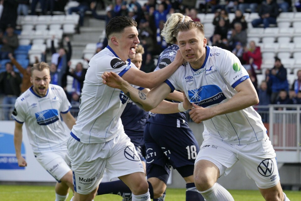 Alexander Søderlund scoret for Haugesund mot Kristiansund søndag. Foto: Jan Kåre Ness / NTB Alexander Søderlund scoret for Haugesund mot Kristiansund søndag. Foto: Jan Kåre Ness / NTB