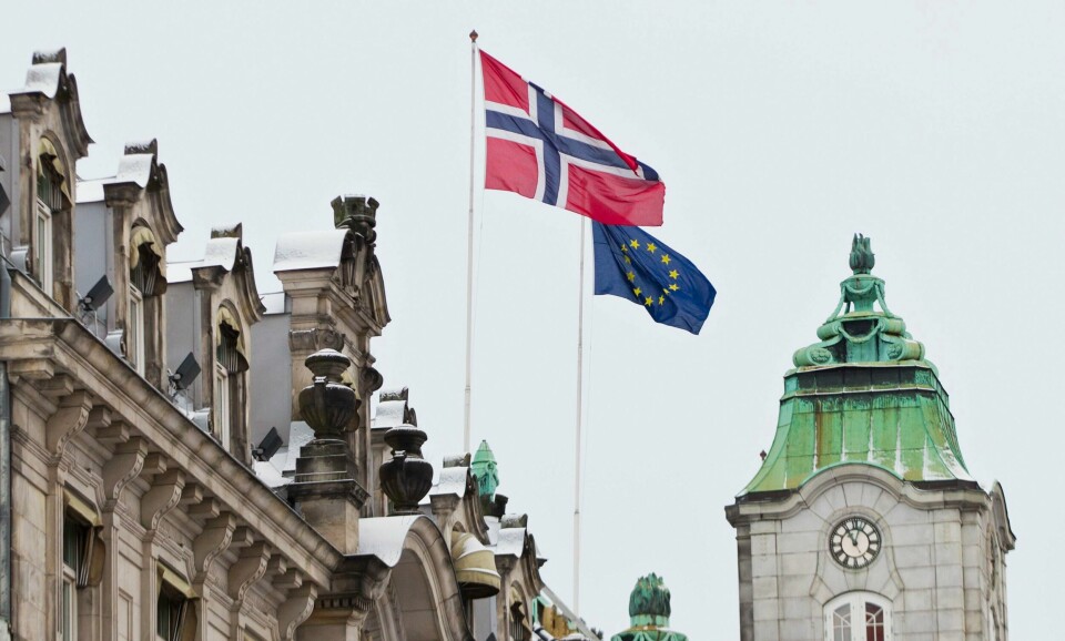 Et mye brukt argument fra dem som vil at Norge skal melde seg inn i EU har vært at de yngre generasjonene ikke har fått sagt sin mening i om saken. Nå viser en måling at de yngre ikke er veldig opptatt av spørsmålet. Den EU-positive tendensen er sterkest i Oslo. Der svarer 37 prosent av de spurte at de er blitt mer positive til norsk EU-medlemskap i forbindelse med Russlands invasjon. Foto: Vegard Grøtt / NTB