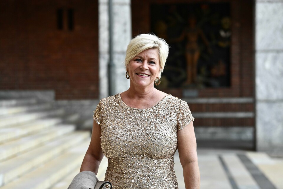 Tidligere Frp-leder og finansminister Siv Jensen arver millioner etter en banksjef. Det viser tydelig at norsk politikk er interessekamp. Tidligere Frp-leder og finansminister Siv Jensen arver millioner etter en banksjef. Det viser tydelig at norsk politikk er interessekamp.