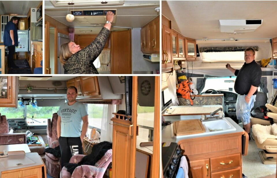 Amerikanske bobiler har siden produksjonen startet satset på komfort. Selv om Agerup-familiens biler har noen år på veien er det blant annet aircondition, stort kjøleskap, mikrobølgeovn, og et lite badekar i bobilene. I tillegg til god romfølelse - siden campingbilene har en bredde på 2,5 meter. Amerikanske bobiler har siden produksjonen startet satset på komfort. Selv om Agerup-familiens biler har noen år på veien er det blant annet aircondition, stort kjøleskap, mikrobølgeovn, og et lite badekar i bobilene. I tillegg til god romfølelse - siden campingbilene har en bredde på 2,5 meter.