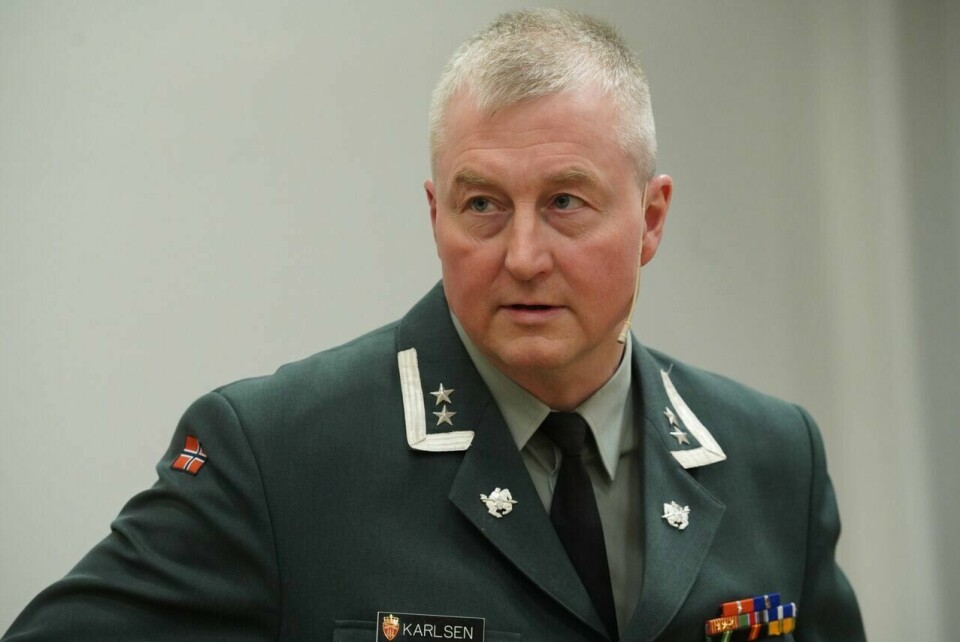 Stabsskolens hovedlærer, oberstløytnant Geir H. Karlsen, sier at pågripelsen av den spionsiktede mannen kan være et hardt slag for Russland. Stabsskolens hovedlærer, oberstløytnant Geir Hågen karlsen.Foto: Christian Bugge Hjort / Forsvaret