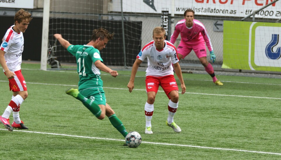 FFK har historisk sett hatt et godt grep om Kvik Halden. Her fra en treningskamp mellom de to lagene på Fredrikstad stadion i juni 2020, som endte 1-0. Treningskamp på Fredrikstad Stadion mellom FFK og Kvik Halden i juni 2020.
