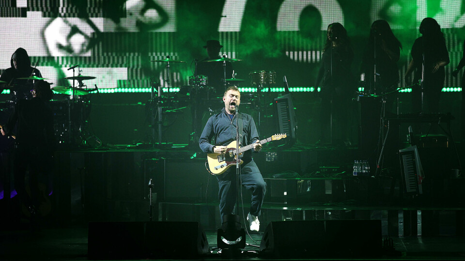 Gorillaz og Damon Albarn besøkte Oslo Spektrum for fem år siden. Til sommeren topper de plakaten på Øyafestivalen. Gorillaz