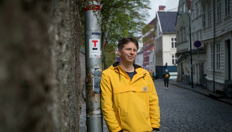 Festivalsjef Tore Arholm Tobiassen, eller Tore Pang som er hans artistnavn, er klar for årets Musikkfest. – Sinnsykt gode band, sier han. Musikkfest, Tore Pang