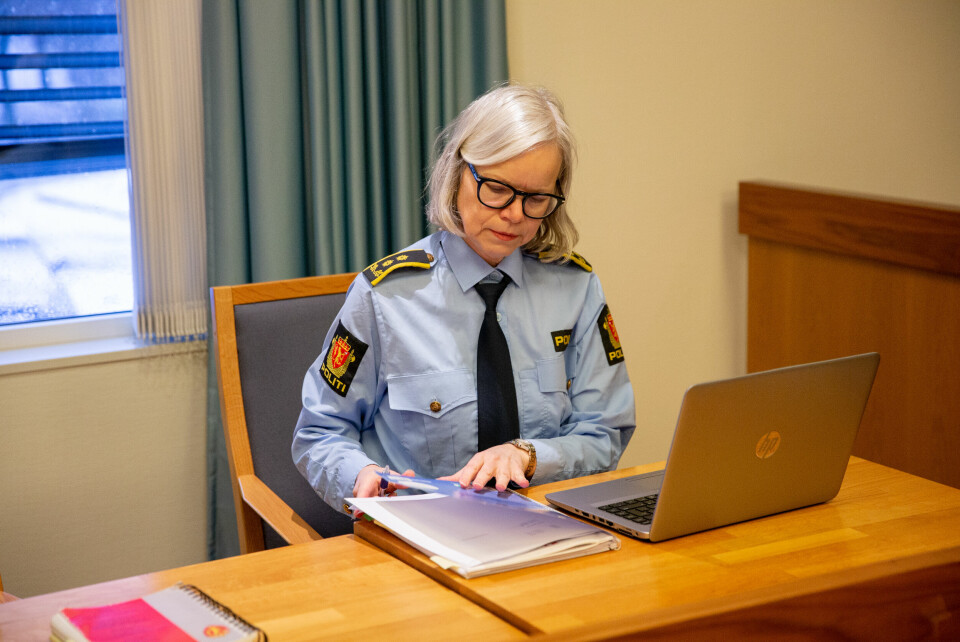 Politiadvokat Nina Marthinsen opplyser at påtalemyndigheten vil begjære lukkede dører under rettssaken. Her i forbindelse med en annen sak i Søndre Østfold tingrett. Politiadvokat Nina Marthinsen opplyser at påtalemyndigheten vil begjære lukkede dører under rettssaken. Her i forbindelse med en annen sak i Søndre Østfold tingrett.