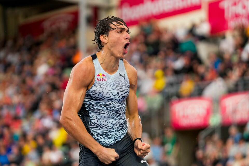 Armand Duplantis fra Sverige vant som ventet stavkonkurransen under Diamond League Bislett Games overlegent. Armand Duplantis fra Sverige vant som ventet stavkonkurransen under Diamond League Bislett Games overlegent.