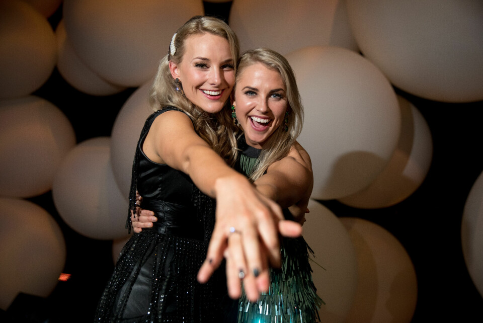 Tonje Frøystad Garvik og Lene Sleperud deltok begge på Farmen på TV 2 i 2018. Her fra Gullruten i 2019, kort tid etter at Garvik fridde på direkten – og fikk ja. Tonje Frøystad Garvik og Lene Sleperud deltok begge på Farmen på TV 2 i 2018. Her fra Gullruten i 2019, kort tid etter at Garvik fridde på direkten – og fikk ja.