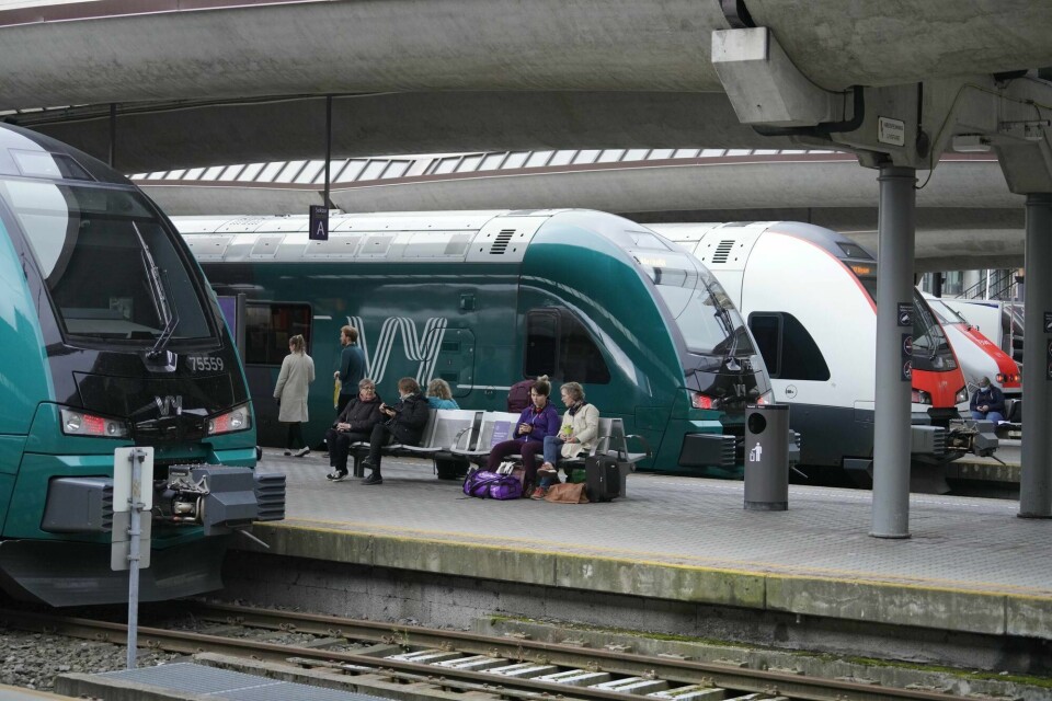 Strekningen mellom Oslo S (bildet) og Bestum beskrives som «verstingen» av Bane Nor. Oslo 20201001. En jordfeil mellom Oslo S og Nationaltheatret fører til forsinkelser og innstillinger i togtrafikken torsdag morgen.Foto: Heiko Junge / NTB
