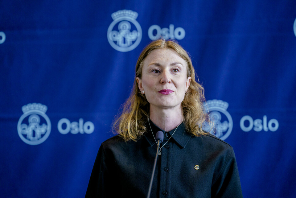 Oppvekst- og kunnskapsbyråd Sunniva Holmås Eidsvoll (SV) sier hun er stolt over at byrådet i Oslo gang på gang viser at de prioriterer skolene i sine budsjett. Oppvekst- og kunnskapsbyråd Sunniva Holmås Eidsvoll på pressekonferansen om revidert Oslo-budsjett for 2022.