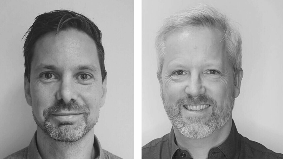 Ulf Flink og Jan Thomas Odegard i Utviklingsfondet. Ulf Flink og Jan Thomas Odegard i Utviklingsfondet.