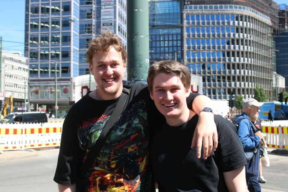 Lasse Sætre og Marius Anmarkrud Brandshaug gleder seg til festival. Lasse Sætre og Marius Anmarkrud Brandshaug gleder seg til festival.