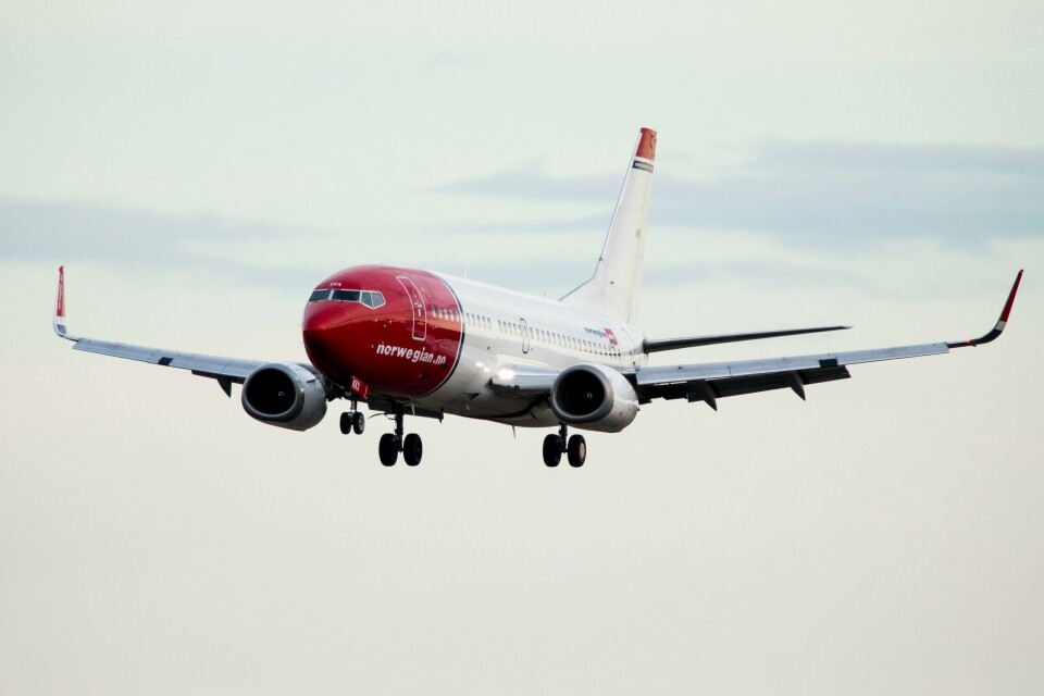 Norwegian er blant flyselskapene som har måttet innstille avganger på grunn av streiken blant flyteknikerne. Norwegian åpner opp for bonusprogrammet Norwegian Reward, som har vært stengt i mange måneder. Foto: Erlend Aas / NTB
