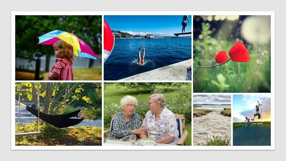 Nydelig sommerstemning fra tidligere års konkurranser. Bildekollasj