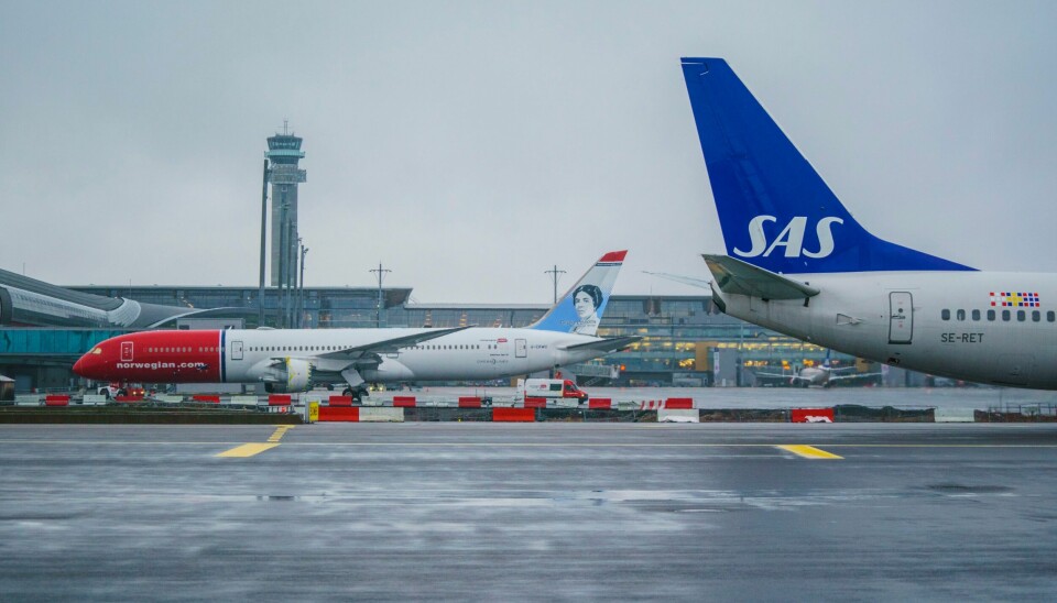 Illustrasjonsfoto: Tusenvis av reisande blir berørt dersom det ender med streik i SAS. Nå tar Norwegian grep for sørgje for at folk ikkje kjøper opp flex-billettar for sikkerheits skyld. Foto: Stian Lysberg Solum / NTB/NPK