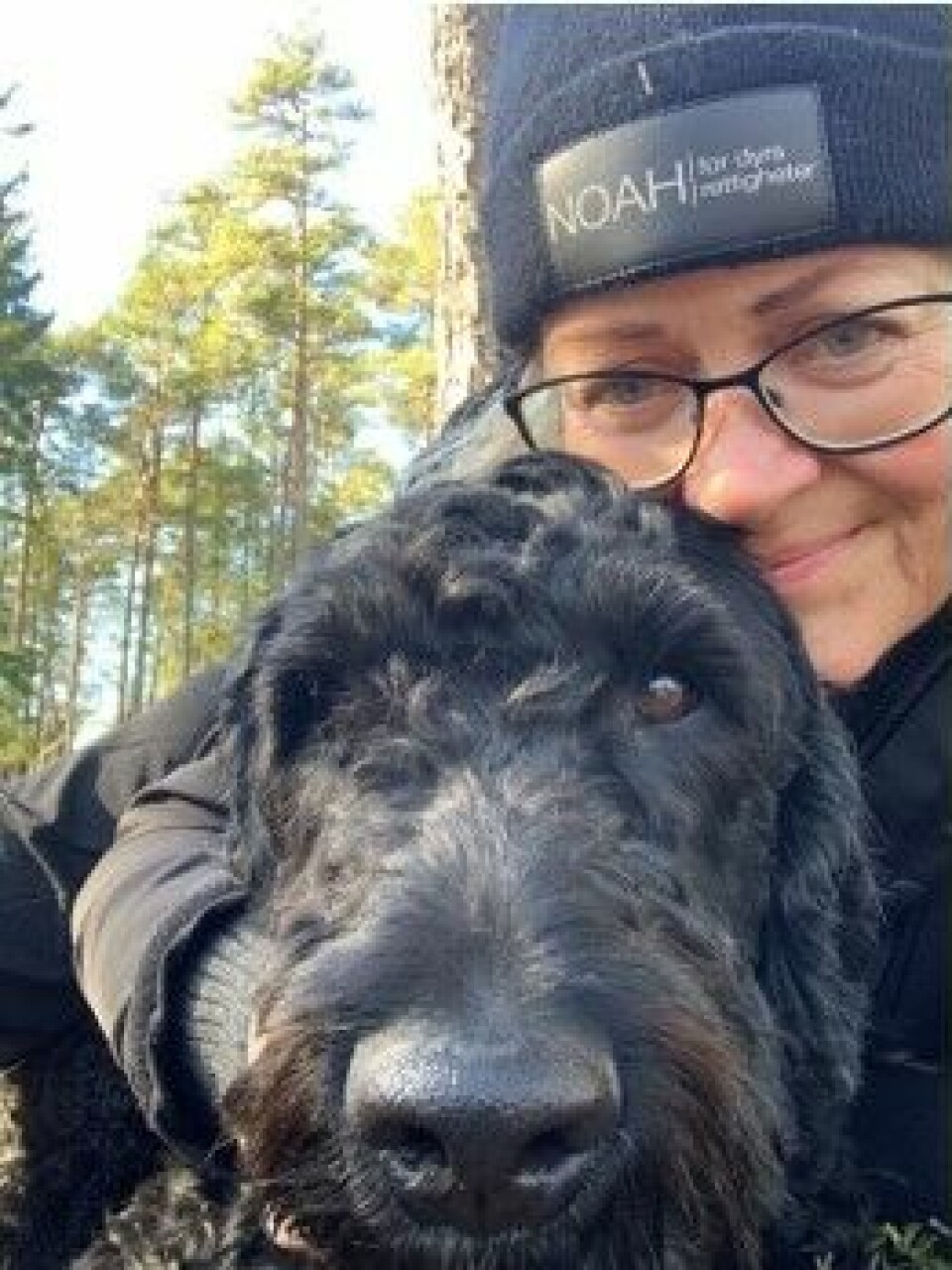 Naturverner Ida Skjerden og «Tore Hund». Naturverner Ida Skjerden og «Tore Hund».