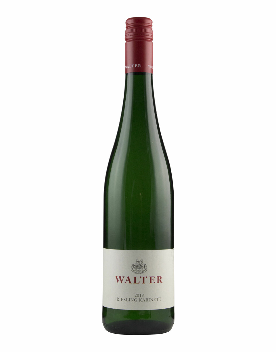 Walter Riesling Kabinett 2020, kr 164,90. Foto: Produsenten VIN: Walter Riesling Kabinett 2020, kr 164,90. Foto: Produsenten