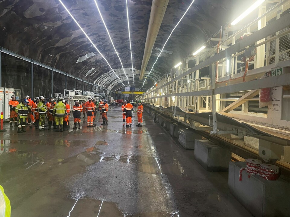 Det er store dimensjoner over tunnelen hvor Betzy skal tjenestegjøre de neste årene. Det er store dimensjoner over tunnelen hvor Betzy skal tjenestegjøre de neste årene.