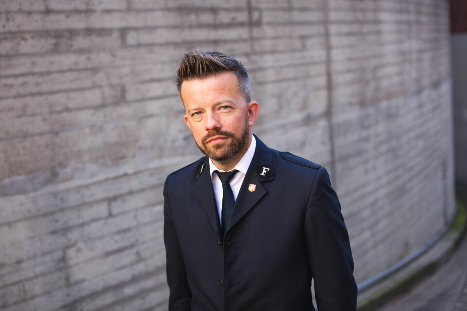 Geir Smith-Solevåg, kommunikasjonssjef i Frelsesarmeen. Geir Smith-Solevåg, kommunikasjonssjef i Frelsesarmeen.