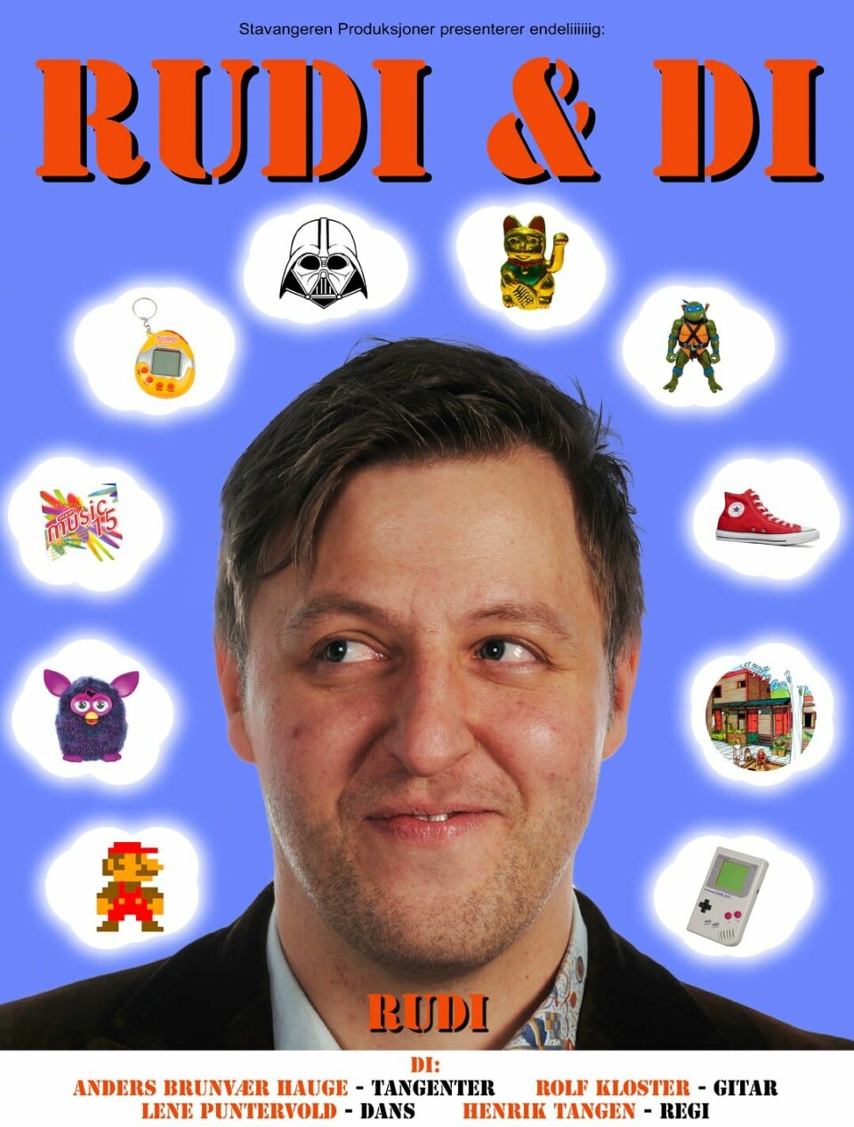 Rudi & Di har premiere på Stavangeren 3. mai. Rudi & Di har premiere på Stavangeren 3. mai.
