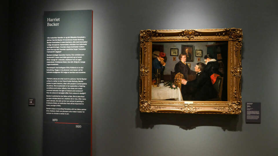 Harriet Backer har endelig fått den plassen hun fortjener i nye Nasjonalmuseet. Nasjonalmuseet