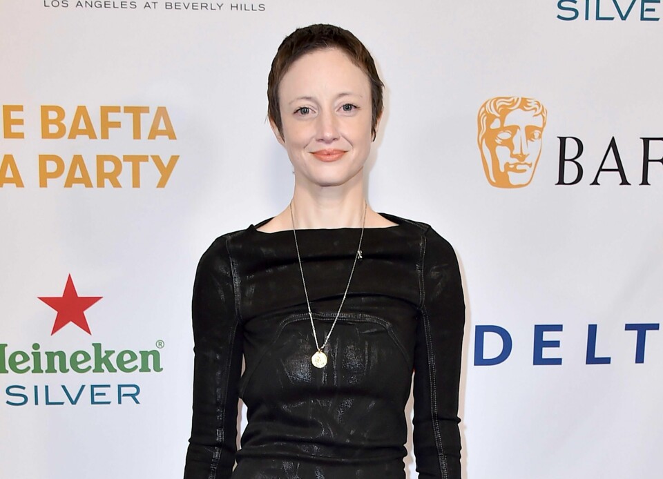 Skuespiller Andrea Riseborough. Skuespiller Andrea Riseborough. Foto: Jordan Strauss / AP / NTB