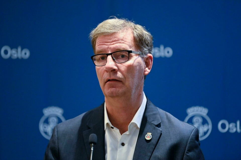 Helsebyråd Robert Steen. Arkivfoto. Oslo 20211202. Helsebyråd Robert Steen under en pressekonferanse i Oslo Rådhus om håndteringen av koronasituasjonen i Oslo.Foto: Annika Byrde / NTB