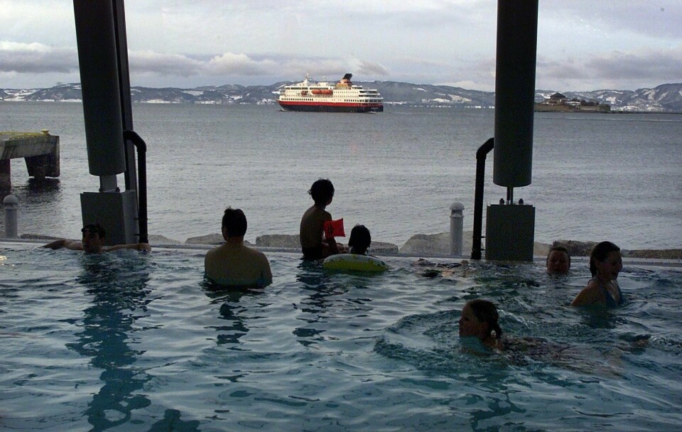 Slik kan et badeland også se ut. Her fra Pirbadet i Trondheim. Badeland