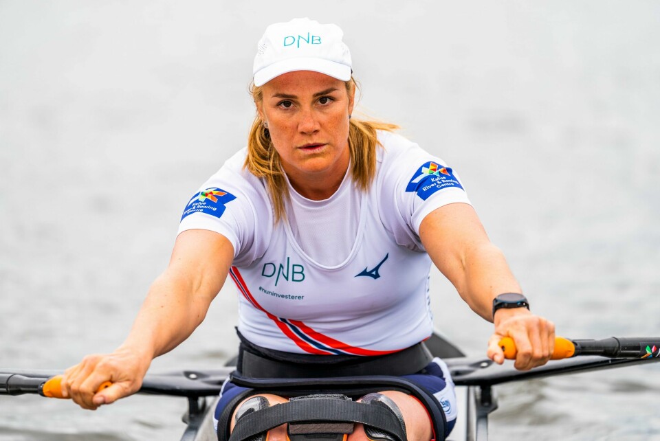Birgit Skarstein tok søndag sitt sjette VM-gull i pararoing. Her trener Skarstein på Årungen i september 2022. Foto: Håkon Mosvold Larsen / NTB