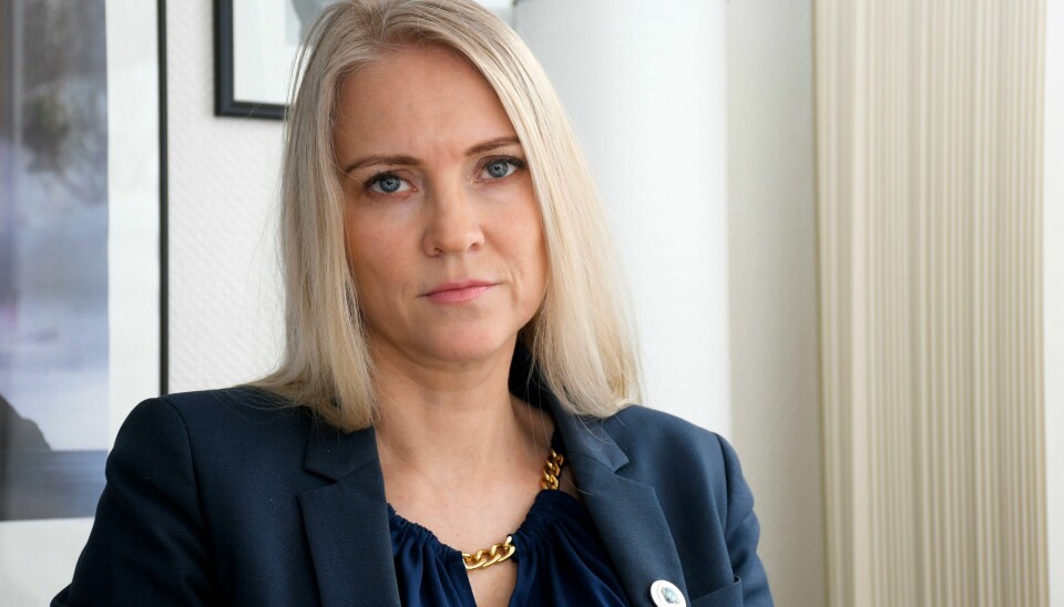 Leder i Sykepleierforbundet; Lill Sverresdatter Larsen. Leiar Lill Sverresdatter Larsen i Unio Spekter truar med å ta ut 313 av medlemmene sine i streik fredag.Foto: Rune Stoltz Bertinussen / NTB / NPK