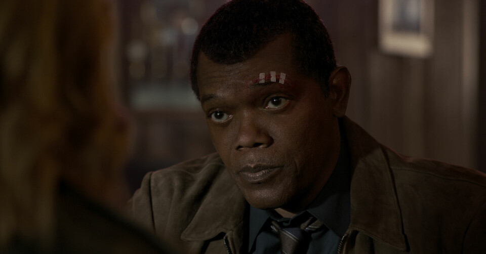 En digitalt ung Samuel L. Jackson som Nick Fury i «Captain Marvel» på kino. Nå kommer fortsettelsen av denne historien i «Secret Invasion» på Disney+. På rollelista er navn som Olivia Colman, Emilia Clarke, Martin Freeman, Ben Mendelsohn, Don Cheadle og Cobie Smulders. En digitalt ung Samuel L. Jackson som Nick Fury i «Captain Marvel» på kino. Nå kommer fortsettelsen av denne historien i «Secret Invasion» på Disney+. På rollelista er navn som Olivia Colman, Emilia Clarke, Martin Freeman, Ben Mendelsohn, Don Cheadle og Cobie Smulders.