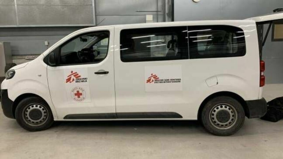 I denne bilen ble det funnet noe helt annet enn nødhjelp da den ble stanset på Svinesund. I denne bilen ble det funnet noe helt annet enn nødhjelp da den ble stanset på Svinesund.
