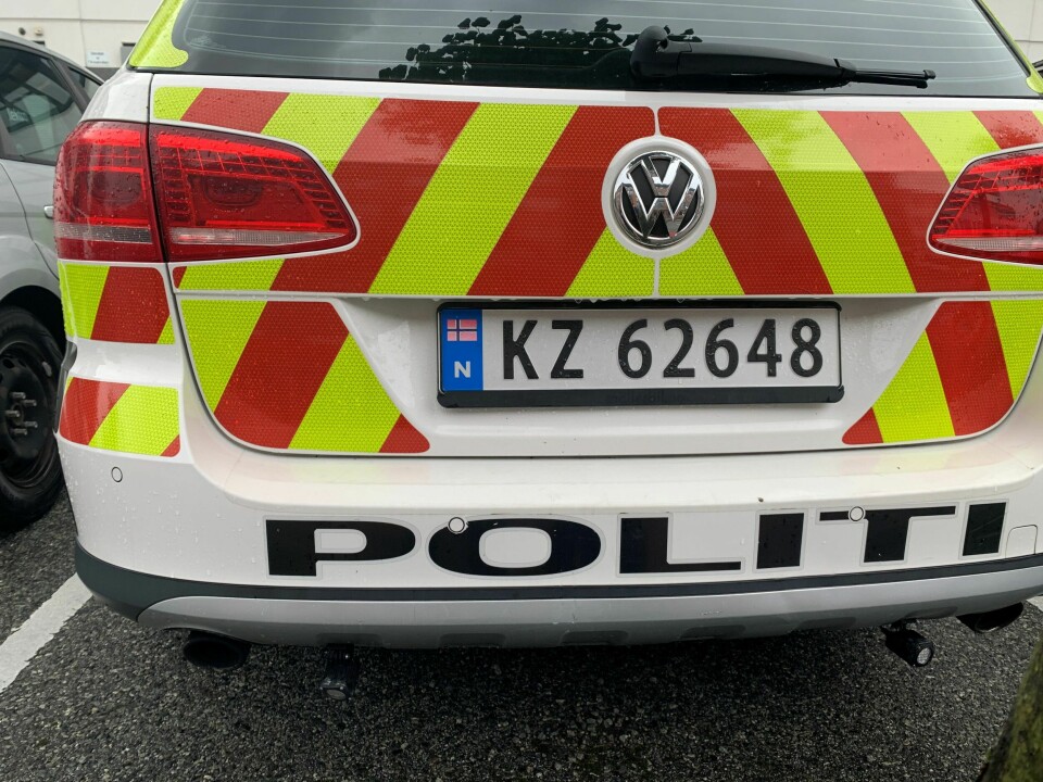 Politibil. Politibil.