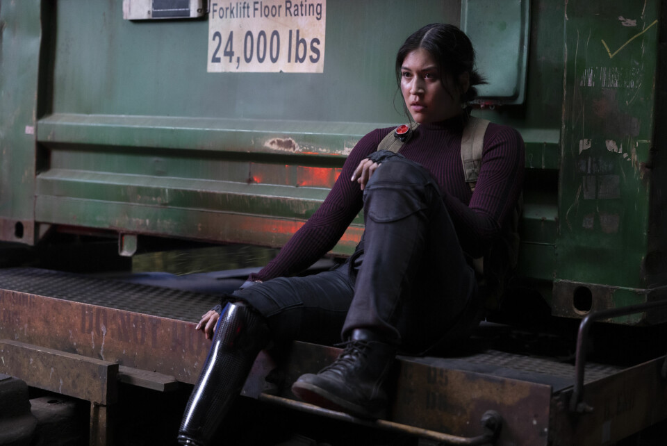 Alaqua Cox spiller Echo/Maya Lopez i den kommende serien om bandelederen som skifter retning, i en av årets serier på Disney+. Alaqua Cox spiller Echo/Maya Lopez i den kommende serien om bandelederen som skifter retning, i en av årets serier på Disney+.