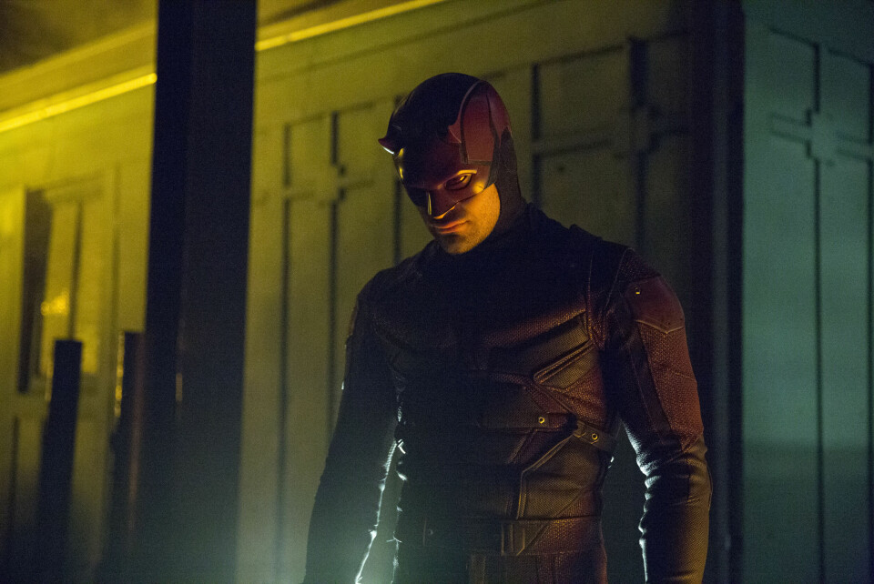 Daredevil (Charlie Cox) har dukket opp flere ganger i Marvel-historier den siste tida. I år er han med i «Echo». I 2024 er helten tilbake i sin en egen ny serie. Daredevil (Charlie Cox) har dukket opp flere ganger i Marvel-historier den siste tida. I år er han med i «Echo». I 2024 er helten tilbake i sin en egen ny serie.