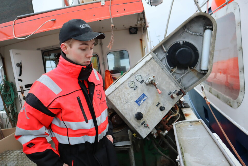 Stian Iversen har tidligere jobbet innenfor kraftbransjen, men satser nå for fullt på et liv på havet. Stian Iversen, innkjøp av egen sjark.