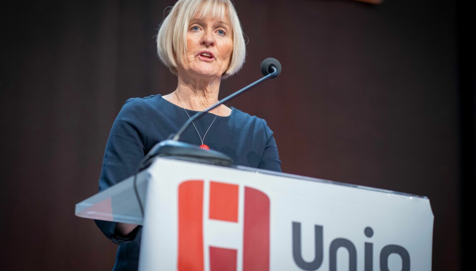 Unio vil utfordre frontfagsmodellen. Her er Unio-leder Ragnhild Lied. Foto: Heiko Junge / NTB Unio-leder Ragnhild Lied. Foto: Heiko Junge / NTB