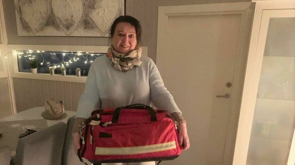Elisabeth Jørgenvåg, jordmor i Ytre Nordmøre. Elisabeth Jørgenvåg, jordmor i Ytre Nordmøre.