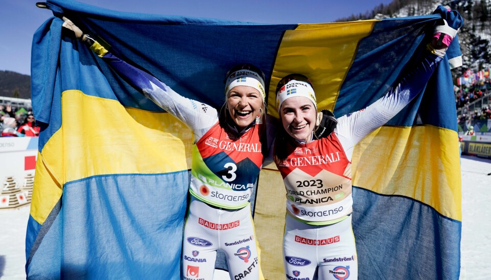 Frida Karlsson og Ebba Andersson står over femmila i Holmenkollen grunnet sykdom. Frida Karlsson og Ebba Andersson står over femmila i Holmenkollen grunnet sykdom. Foto: Heiko Junge / NTB
